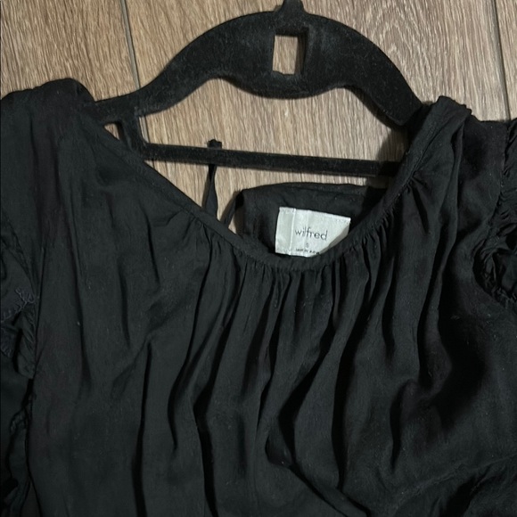 Wilfred Sidonie Black Ruffled Tiered Sundress - Picture 2 of 3